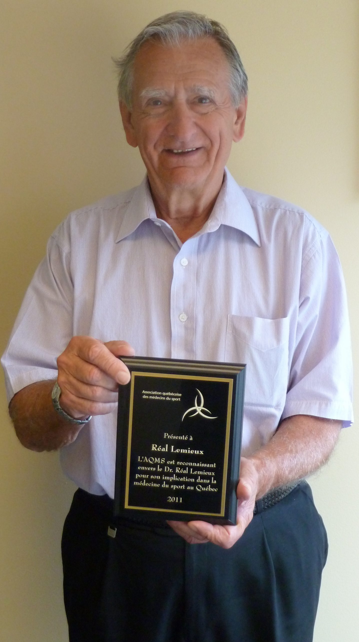 2011 	Dr Réal Lemieux